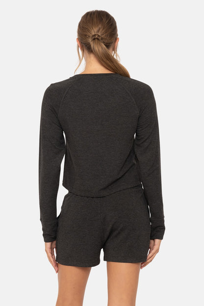 Rose Raglan with thumbholes