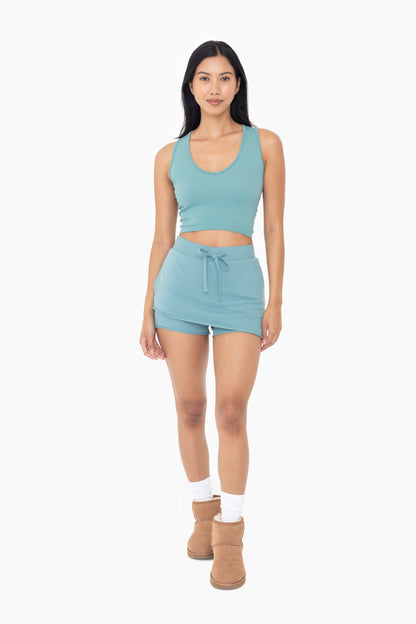 Dawn Seamless Ribbed V-Neck Crop Top