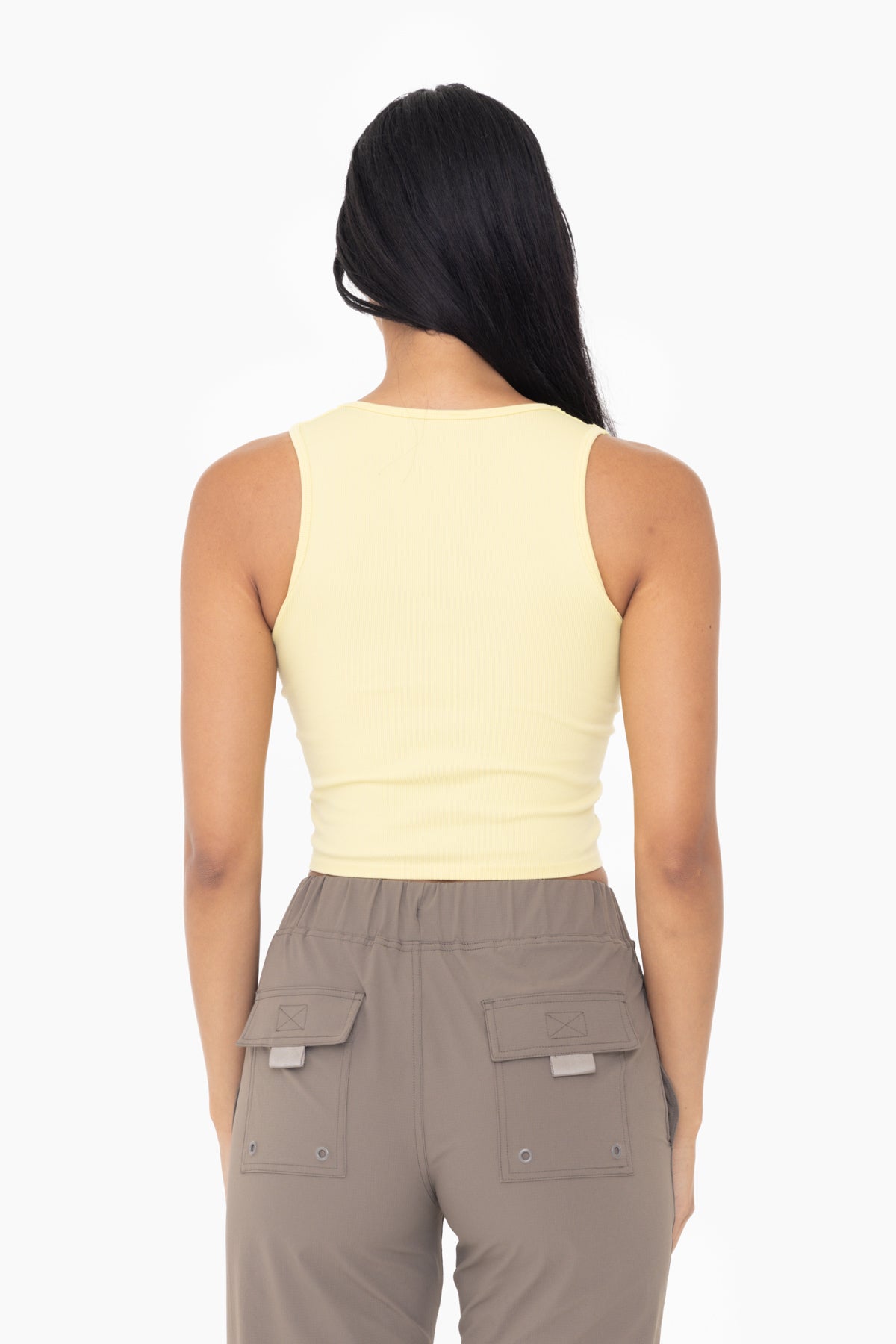 Dawn Seamless Ribbed V-Neck Crop Top